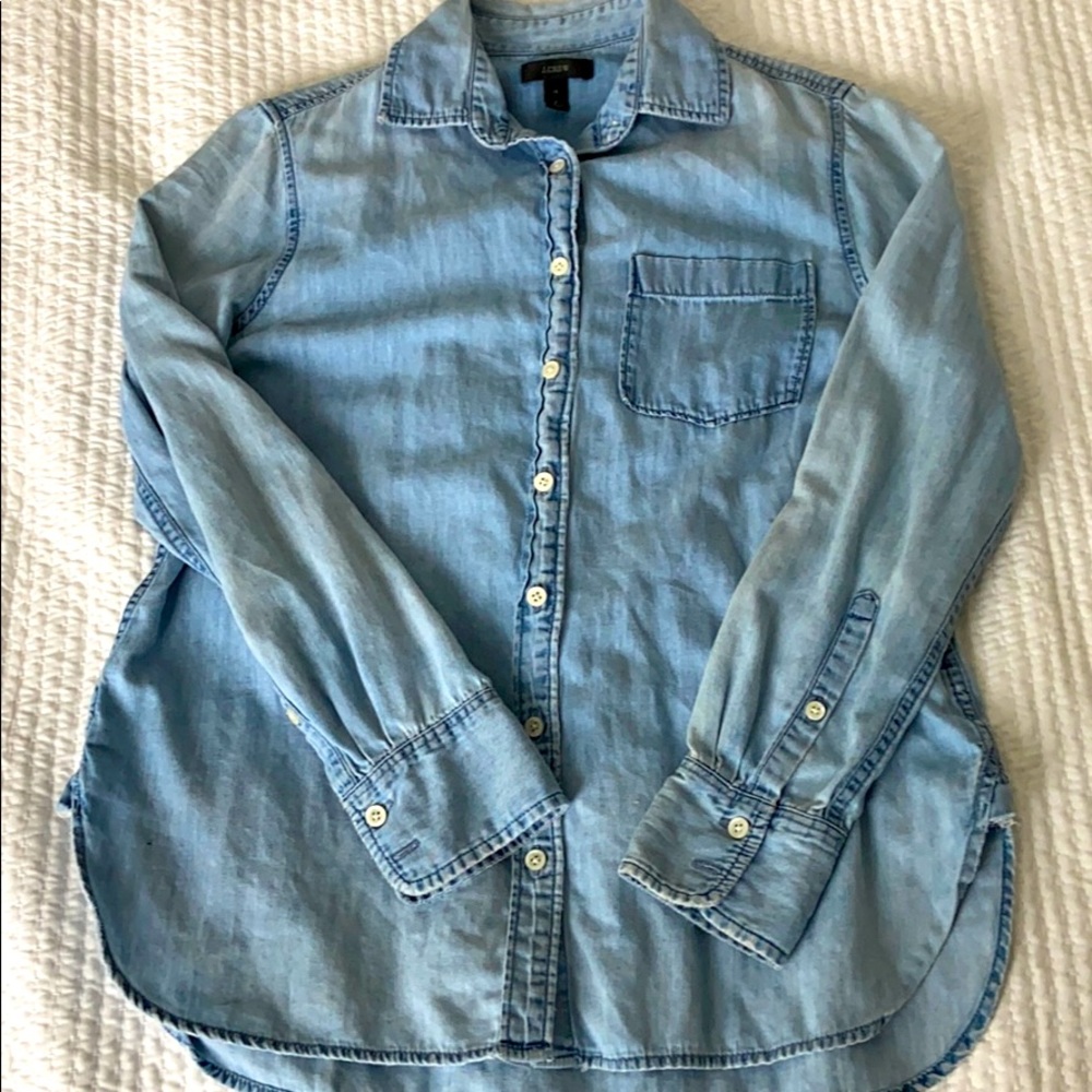 Jean button down